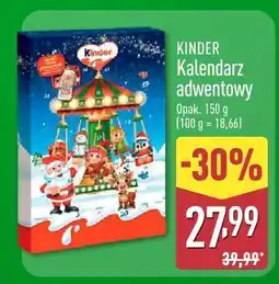 ALDI Kalendarz adwentowy KINDER oferta