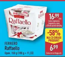ALDI Praliny Raffaello Ferrero oferta