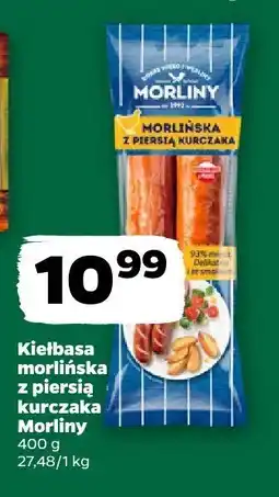 Netto Kiełbasa morlińska z piersia kurczaka Morliny oferta