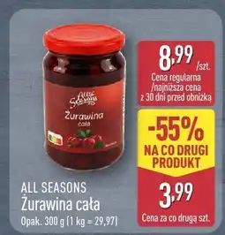 ALDI Żurawina cała All Seasons oferta