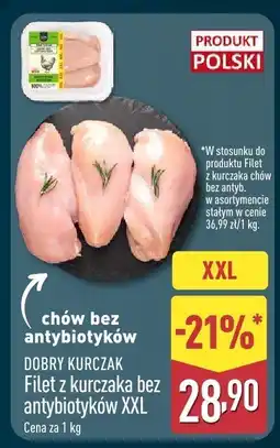 ALDI Filet z kurczaka bez antybiotyków Dobry Kurczak oferta