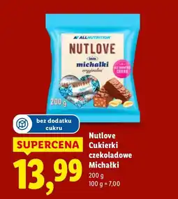 Lidl Cukierki czekoladowe Michałki 200 g Nutlove oferta
