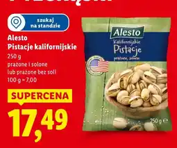 Lidl Pistacje kalifornijskie prażone i solone Alesto oferta