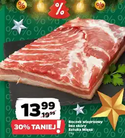 Netto Boczek wieprzowy bez skóry Sztuka Mięsa oferta