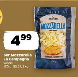 Netto Ser Mozzarella wiórki La Campagna oferta