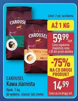 ALDI Kawa ziarnista classic 1 kg Carousel oferta