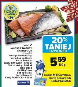 Carrefour Market Łosoś dzwonko Jakość z Natury Carrefour oferta