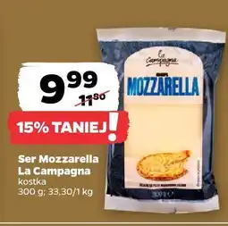Netto Ser Mozzarella kostka La Campagna oferta