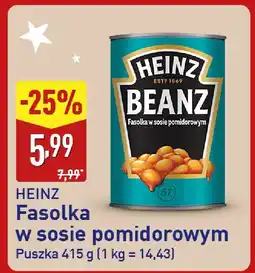 ALDI Fasolka w sosie pomidorowym HEINZ oferta