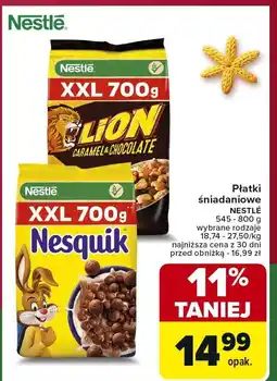 Carrefour Market Płatki śniadaniowe Nesquik Nestlé oferta