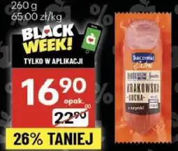 Delikatesy Centrum Kiełbasa krakowska sucha z szynki Tarczyński oferta