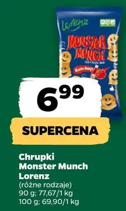 Netto Chrupki Monster Munch, różne rodzaje Lorenz oferta