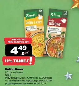 Netto Bulion, różne rodzaje Knorr oferta