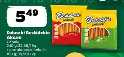 Netto Paluszki z solą o smaku sera i cebulki Beskidzkie oferta