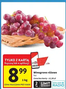 Intermarche Winogrona różowe luz Intermarche oferta