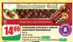 Dino Czekolada mleczna z całymi orzechami Nussbeisser oferta