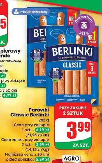 Parówki Classic Berlinki