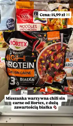 Intermarche Mieszanka warzywna chili sin carne Hortex High Protein oferta