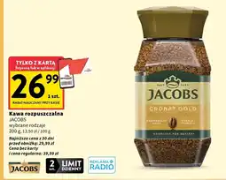 Intermarche Kawa rozpuszczalna Cronat Gold Jacobs oferta