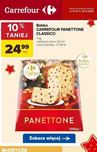 Babka Carrefour Panettone Classico
