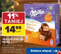 Carrefour Alpejskie Mleczko Milka o smaku czekoladowo-pomarańczowym oferta