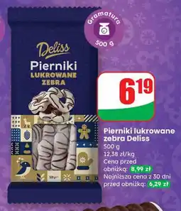 Dino Pierniki lukrowane zebra Deliss oferta