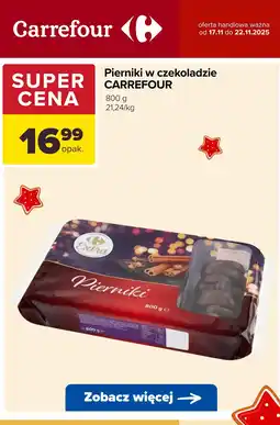 Carrefour Pierniki w czekoladzie Carrefour oferta