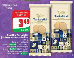 Dino Ciastka Tartaletki jabłko cynamon Deliss oferta