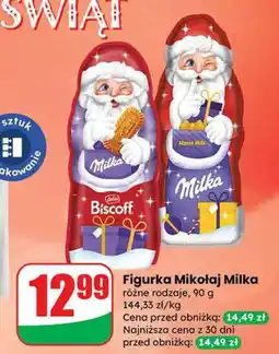 Dino Figurka Mikołaj Milka różne rodzaje oferta