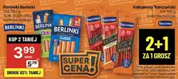 Delikatesy Centrum Parówki Berlinki wybrane rodzaje oferta