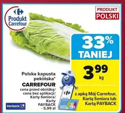 Carrefour Polska kapusta pekińska Carrefour oferta