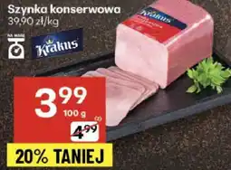 Delikatesy Centrum Szynka konserwowa Kraltus oferta