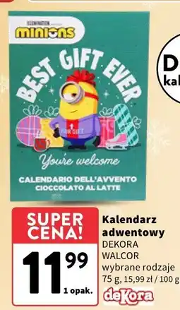 Intermarche Kalendarz adwentowy Dekora Walcor oferta