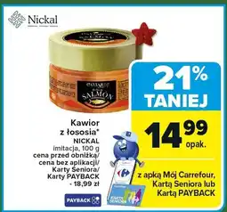 Carrefour Kawior z łososia Nickal 100 g oferta