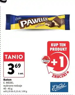 Intermarche Baton Pawełek wybrane rodzaje E. Wedel oferta