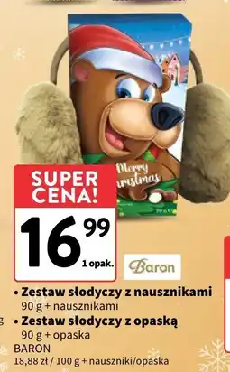 Intermarche Zestaw słodyczy z opaską Baron oferta