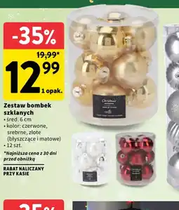 Intermarche Zestaw bombek szklanych oferta