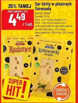 Polomarket Ser żółty w plastrach Serenada różne rodzaje oferta