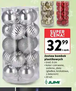 Intermarche Zestaw bombek plastikowych oferta