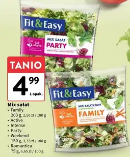 Intermarche Mix sałat Party Fit&Easy oferta