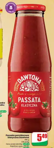 Dino Passata pomidorowa klasyczna Dawtona oferta