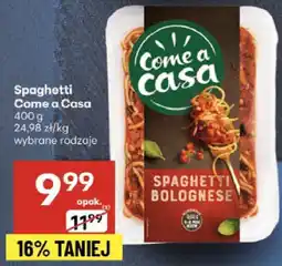 Delikatesy Centrum Spaghetti Come a Casa wybrane rodzaje oferta