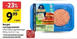 Intermarche Burger z przyprawami z kurczaka zagrodowego Intermarche oferta