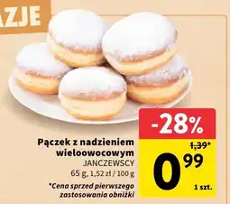 Intermarche Pączek z nadzieniem wieloowocowym Janczewscy oferta