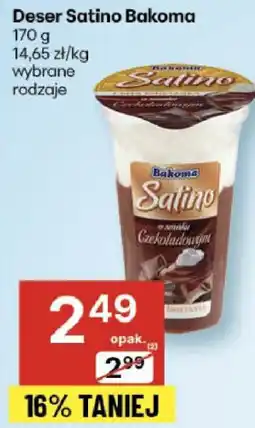 Delikatesy Centrum Deser Satino Bakoma wybrane rodzaje oferta