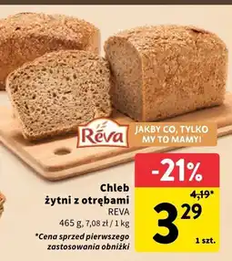 Intermarche Chleb żytni z otrębami Reva oferta