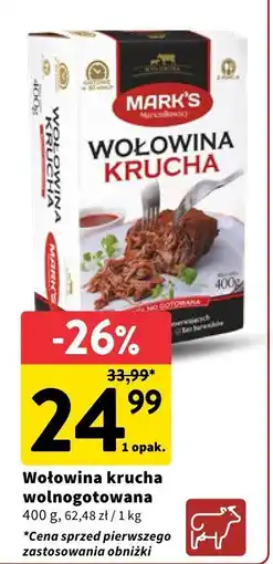 Intermarche Wołowina krucha wolnogotowana Mark's oferta