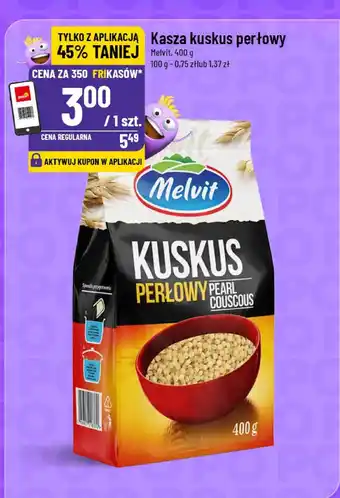 Polomarket Kasza kuskus perłowy Melvit oferta