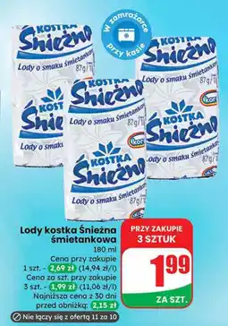 Dino Lody kostka Śnieżna śmietankowa oferta