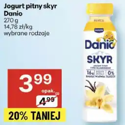 Delikatesy Centrum Jogurt pitny skyr Danio wybrane rodzaje oferta